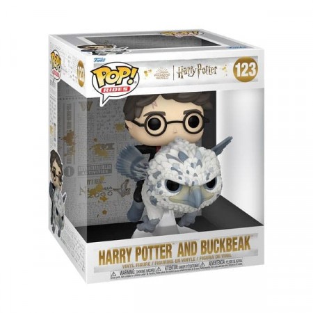 Harry Potter and the Prisoner of Azkaban POP! Rides Deluxe Vinyl Figure 123 Harry & Buckbeak 13 cm