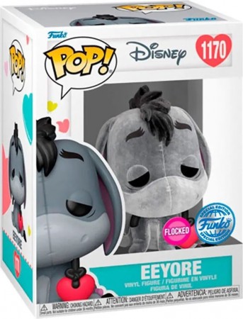 Disney POP! Animation Eeyore w/Heart(FL) 9 cm Vinyl figure 1170