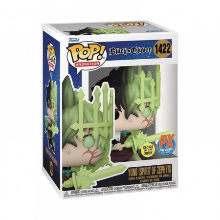Pop! Animation: Black Clover - Glow in the Dark Yuno Spirit of Zephyr Vinyl Figure 1422