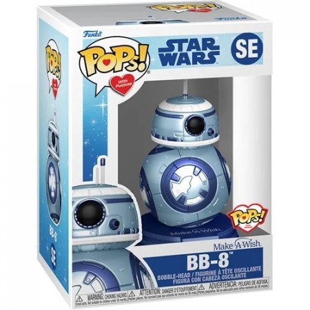 Make-A-Wish BB-8 Metallic Pop! Vinyl Figure SE