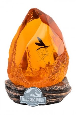 Jurassic Park Lamp with USB-C Amber