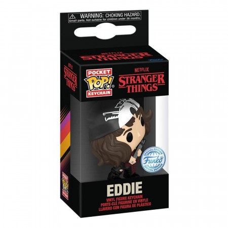 Stranger Things POP! Vinyl Nøkkelring 4 cm Eddie