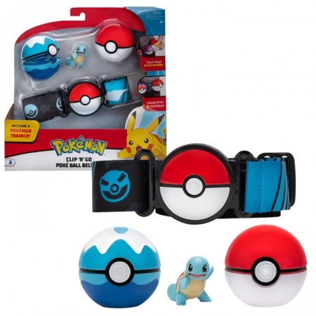 Pokemon Clip N Go Belt Sett Squirtle