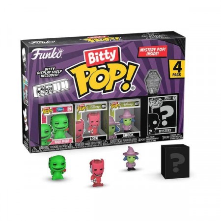 Nightmare Before Christmas Bitty POP! Vinyl Figure 4-Pack Oogie Boogie