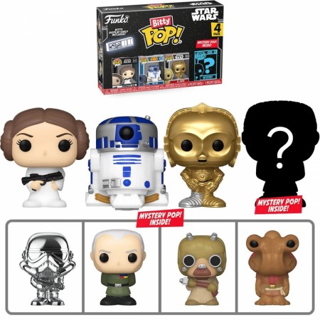 Star Wars Princess Leia Funko Bitty Pop! Mini-Figure 4-Pack