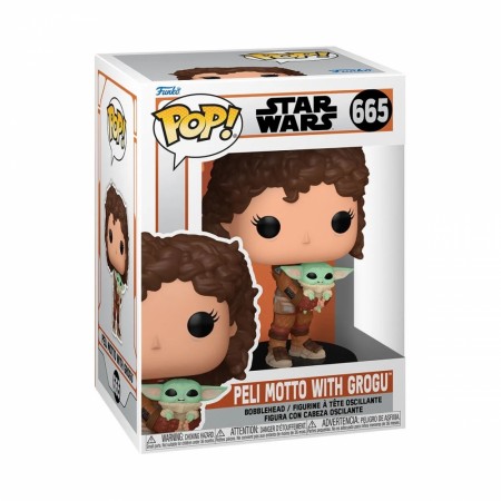 Star Wars: The Mandalorian Peli Motto with Grogu Funko Pop! Vinyl Figure 665