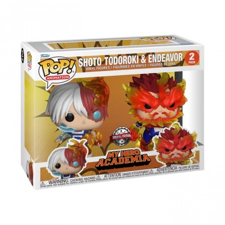 My Hero Academia Shoto Todoroki and Endeavor Exclusive POP! 2 pack