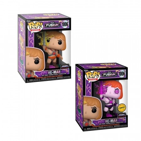 Funko Fusion Masters of the Universe POP! Animation He-Man Vinyl Figure 1006 - Mulighet for chase