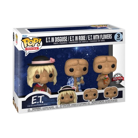 Movies E.T. 40th Anniversary E.T. 3-Pack POP! Vinyl Figures Exclusive 