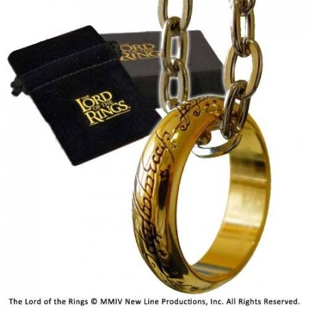 På lager - Lord of the Rings Ring The One Ring (gold plated)