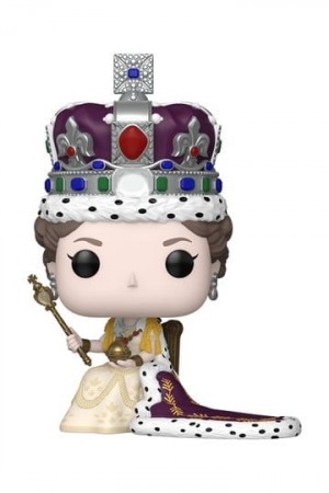 Queen Elizabeth II POP! Premium Vinyl Figure 100th- Queen Elizabeth II (Coronation) 9 cm 07