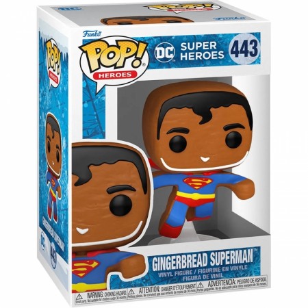 DC Comics Super Heroes Gingerbread Superman Pop! Vinyl Figure 443