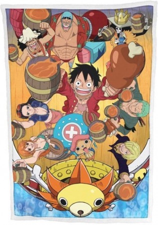 One Piece Fleecepledd Ver. 3 – 100 x 150 cm - Forventet Juni