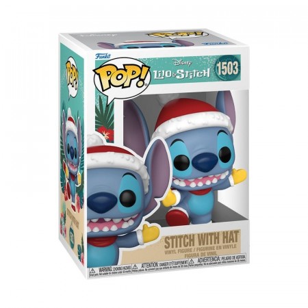 Disney POP! Holiday Stitch w/Hat Vinyl Figure 1503