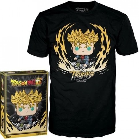 Dragon Ball Super Trunks Adult Boxed Pop! T-skjorte