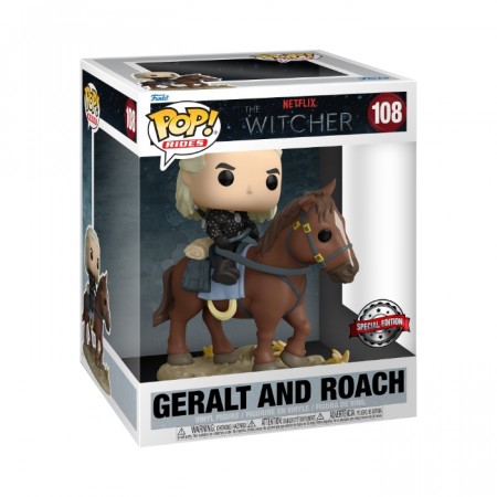 The Witcher Geralt on Roach Vinyl Figure 108 - Exclusive