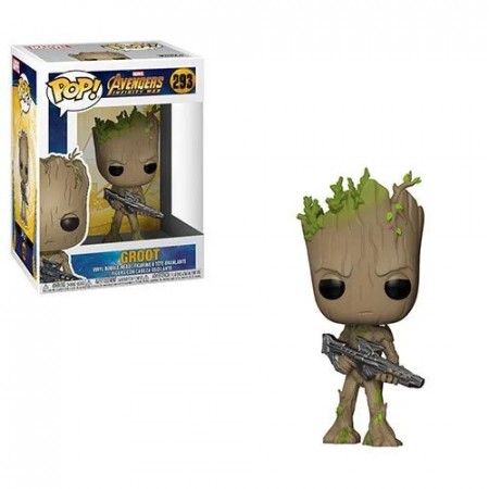 Avengers: Infinity War Teen Groot with Gun Pop! Vinyl Figure 293