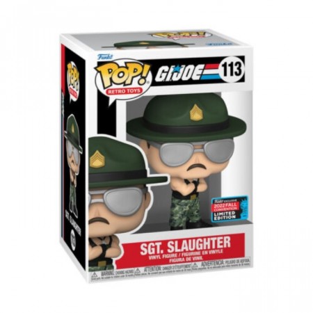 GI Joe Sgt. Slaughter Metallic Exclusive Fall Convention 2022 POP! Vinyl figure 113