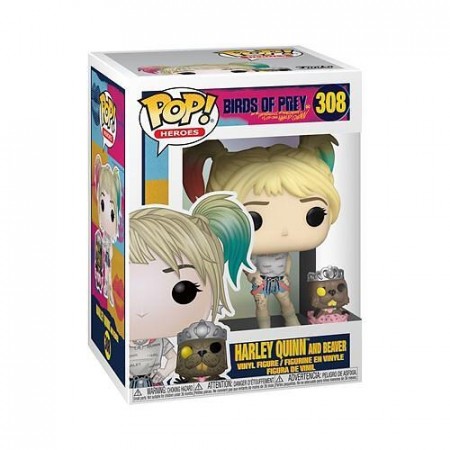 Birds of Prey Harley Quinn with Beaver Pop! Vinyl Figure 308