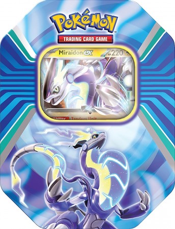 Pokemon Paldea Legends Tin - Miraidon - Forhåndskjøp