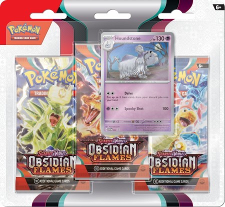 Pokemon Obsidian Flames Blister 3-pack Houndstone