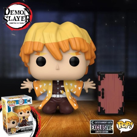 Demon Slayer Zenitsu with Box Pop! Vinyl 1488 - EE Excl.