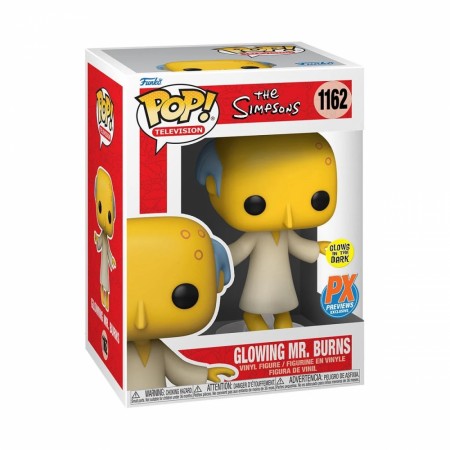 The Simpsons Glowing Mr. Burns Pop! Vinyl Figure 1162 - PX 