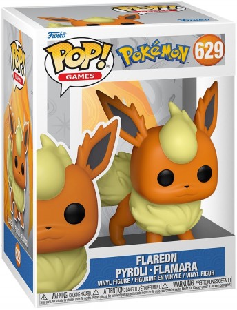 ﻿Pokemon Pop! Flareon Vinyl figur 629