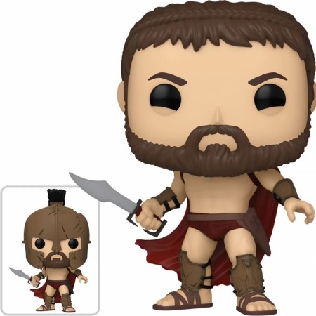 300 Leonidas Funko Pop! Vinyl Figure 1473 - Mulighet for Chase