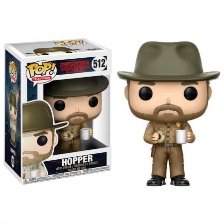 Stranger Things Hopper with Donut Pop! Vinyl Figure 512