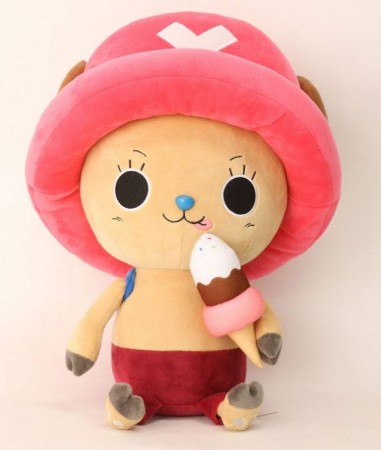 One Piece Plush Figure Chopper Icecream 45 cm