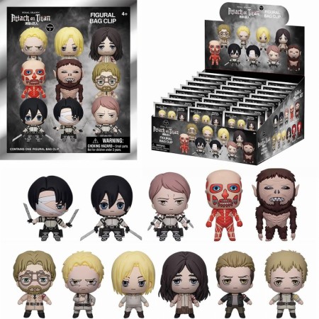 Attack on Titan Series 3 – 3D Foam Bag Clip