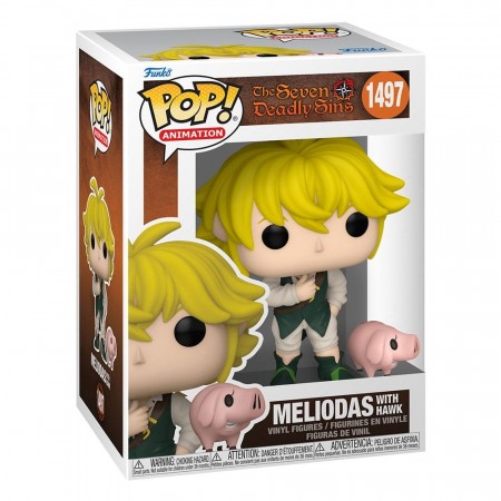 Seven Deadly Sins POP & Buddy! Meliodas w/Hawk Vinyl Figure 1497