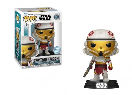 Funko! POP Excl Star Wars Ahsoka Captain Enoch Vinyl Figure 690