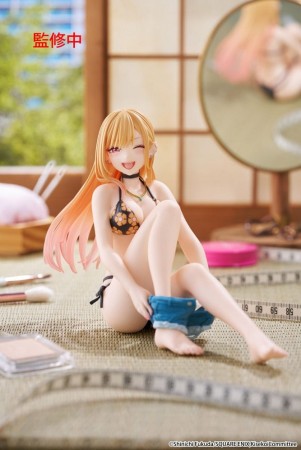 My Dress-Up Darling PVC Statue Desktop Cute  Figure Marin Kitagawa Measured Swimsuit  Ver. 13 cm