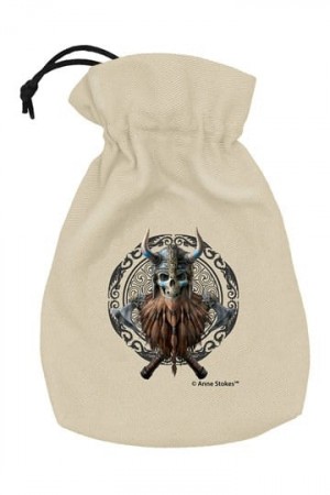 Anne Stokes Dice Pouch Viking Skull