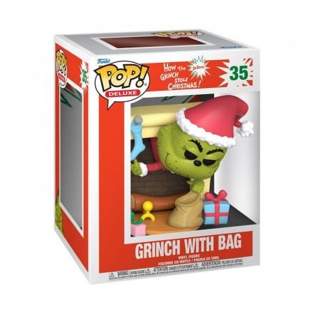 The Grinch POP! Deluxe Grinch w/Bag Vinyl Figure 35