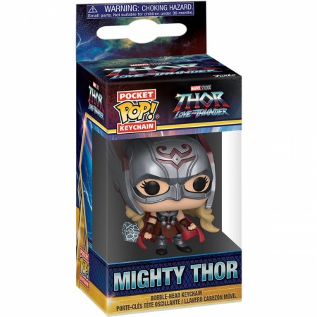 Thor: Love and Thunder Mighty Thor Pocket Pop! Key Chain