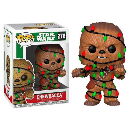 Star Wars POP! Bobble-Head Holiday Chewbacca with Lights Vinyl figure 278