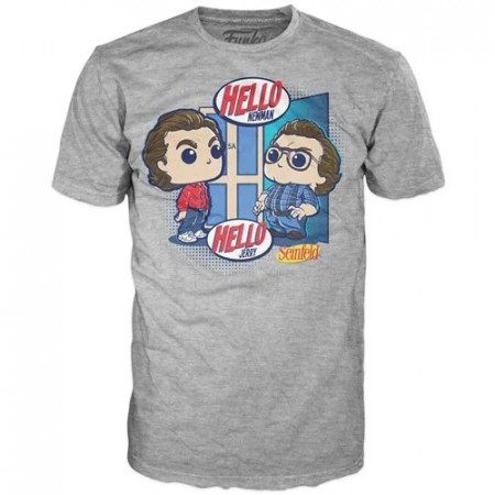 Seinfeld Jerry and Newman Adult Pop! T-skjorte