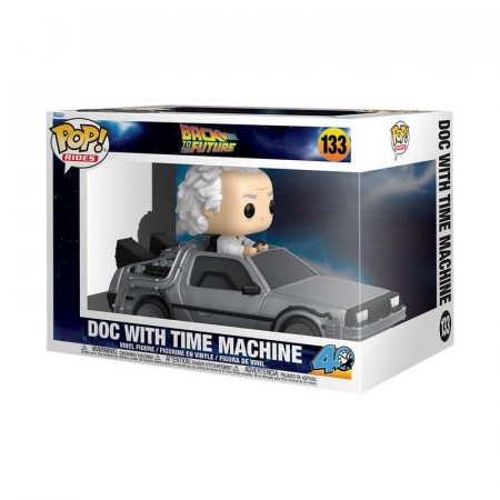 Back to the Future POP! Rides Deluxe Vinyl 133  Doc w/Time Machine 9 cm