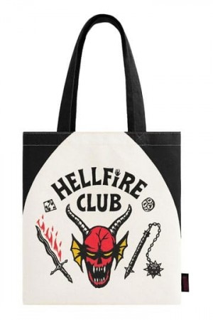 Stranger Things Tote Bag Hellfire Club 