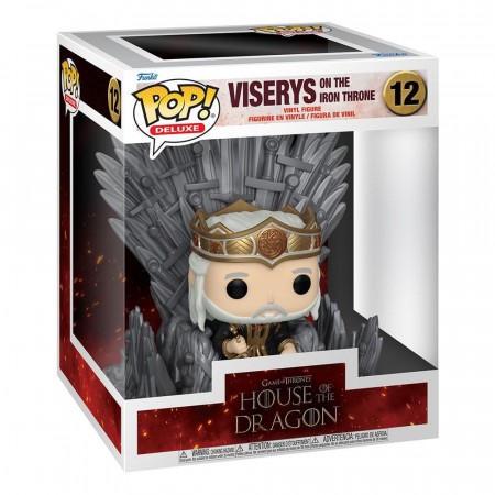 House of the Dragon POP! Deluxe Viserys on Throne Vinyl Figure 12