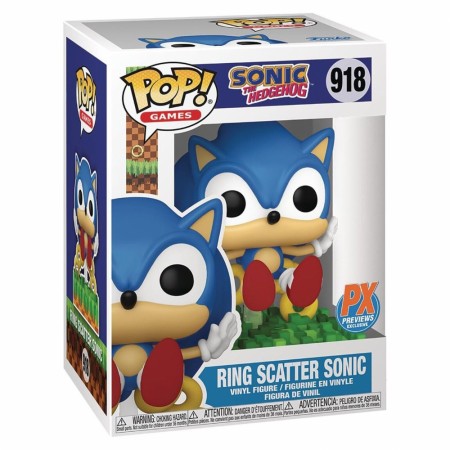 Funko Pop Exlusive Sonic Ring Scatter Vinyl figure 918