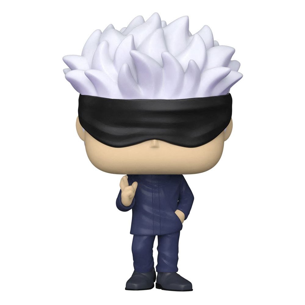 Satoru Gojo fra Jujutsu Kaisen som Funko Pop! Vinyl-figur! Den mektige jujutsu-læreren er gjenskapt i Funkos karakteristiske stil med sitt ikoniske utseende.