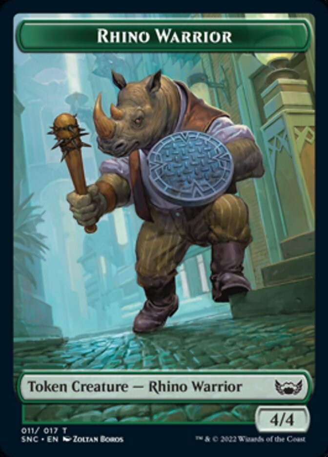Token Creature — Rhino Warrior